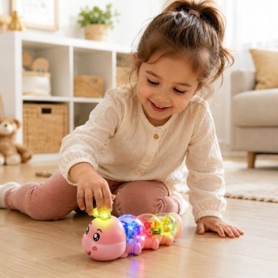 Διαδραστική μουσική κάμπια για την ενθάρρυνση του μπουσουλήματος | CATERLY